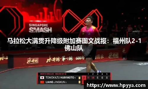 马拉松大满贯升降级附加赛图文战报：福州队2-1佛山队