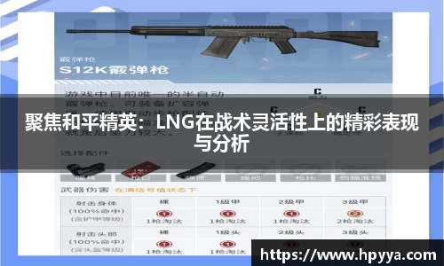 聚焦和平精英：LNG在战术灵活性上的精彩表现与分析